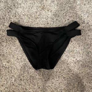 black bikini bottoms